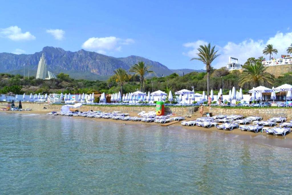 Sea & Sky At Escape Beach Aparthotel Kyrenia  Bagian luar foto